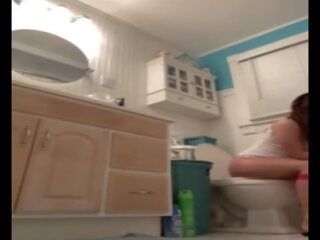 Teen girl Sitting on Toilet, Free dirty clip mov 8b | xHamster