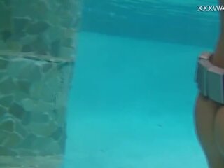 Hungarian cutie Nora Shmandora Gets Orgasms in the Pool