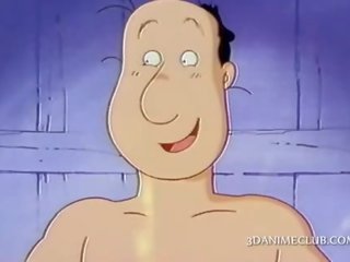 Animasi birahi pesolek fantasizing tentang hebat seks film