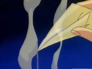 Bondage Japanese anime sucking peter and fingering ass