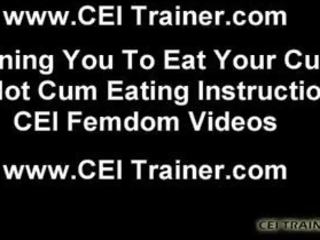 Eat Your Cum for Me You Little whore CEI, x rated clip 07